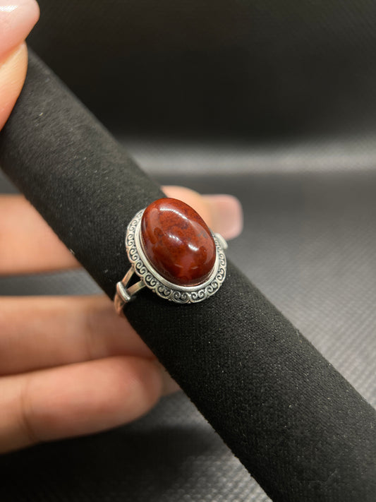 Carnelian Adjustable Ring