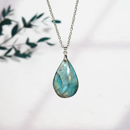 Labradorite Necklace, Labradorite Pendant
