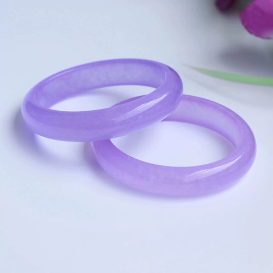 Purple Jade Bangle, Purple Jade Bracelet
