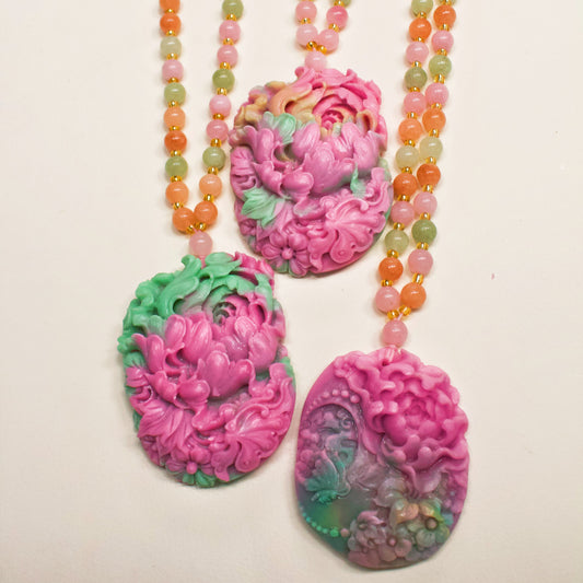 Yan Yuan Pendant, Yan Yuan Necklace-Lotus