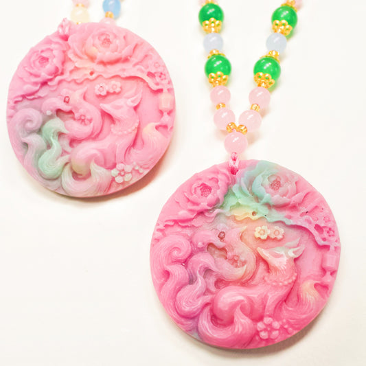 Yan Yuan Pendant, Yan Yuan Necklace-9 Tails Fox