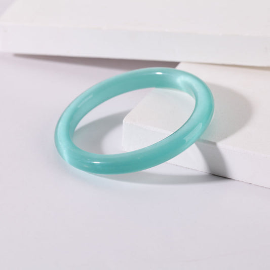 Sky Blue Cat Eye Bangle